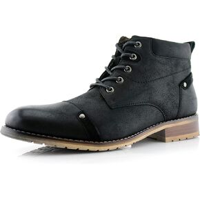 Ferro Aldo Blaine MFA806035 Mens Casual Brogue Mid-Top Lace-Up and Zipper Boots…