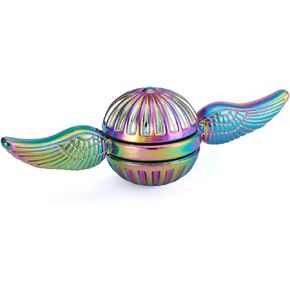 كرة معدنية صلبة فيدجيت سبينر قزحية الألوان الحسية إصبع اليد لعبة الغزل إضافة ADHD تخفيف التوتر والقلق يخفف المخفض للأطفال والكبار. in Kuwait