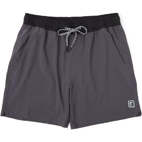 PELAGIC Leiday Elastic Waist Lined Shorts 17"