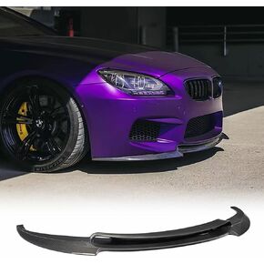M6 ألياف الكربون الشفة الأمامية لـ BMW F06 F12 F13 M6 2013-2018 Front Pumper Lip Spoiler Chin Splitter Outlet Outlet Factory (1PC)