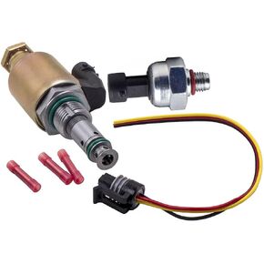 1841086C91 1845274C92 F81A9C968AA F81Z9C968AB AP63402 122-5053 Fuel Pressure Regulator Sensor Valve IPR & ICP Compatible with For-d Diesel 7.3L DT466E DT466