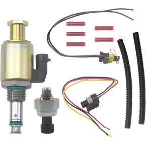 7.3 IPR Valve Injection Pressure ICP Fuel Regulator Control Sensor Fits For Ford E350 E450 E550 Excursio F250 F350 F450 F550 1995-2003, Replace# 1841217C91 F81Z9C968AA