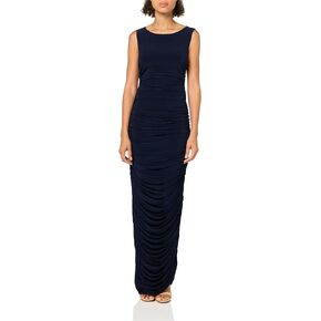 Norma Kamali Women's Sleeveless Side Shirred Gown