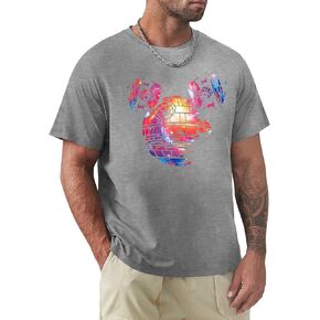 MEN MAGIN Kingdom Shirt Magic Tees Planet Science Fiction Tshirt for Man Teee Top