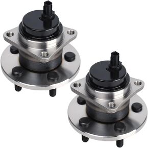 Autoround 512403 مجموعة المحامل المحمولة على العجلات الخلفية تناسب تويوتا كورولا 2009-2019/المصفوفة 09-14 ، بونتياك فيبي 2009-10،1.8L L4 5 LUGS W/ABS [2-PCS]