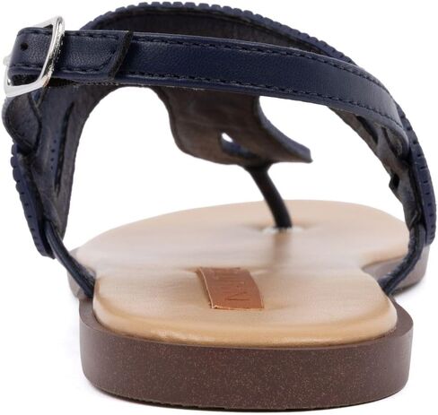 Nautica Women’s Flat Sandals – Comfortable Thong Style with Adjustable Back Strap for Casual Summer Outfits, Beach, or Travel in Saudi Arabia