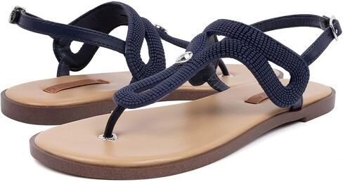 Nautica Women’s Flat Sandals – Comfortable Thong Style with Adjustable Back Strap for Casual Summer Outfits, Beach, or Travel in Saudi Arabia