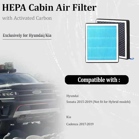 CF10133 مرشح الهواء المقصورة مع الكربون المنشط لـ Corolla 2002 2003 2004 2005 2006 2007 2008 ، Matrix 2003 2005 2005 2007 2007 in Saudi Arabia