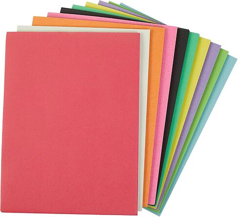 ورق بناء خفيف الوزن من Colorations، حزمة قيمة، 10 ألوان، 300 ورقة مع استنسل إضافي، الاستخدام اليومي، مستلزمات الفصول الدراسية، مستلزمات الرعاية النهارية، مرحلة ما قبل المدرسة، في الاستخدام المنزلي in Saudi Arabia