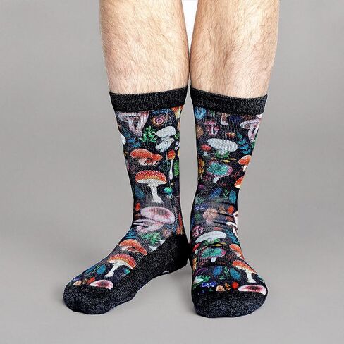 Good Luck Sock Men's Mushrooms Socks, Adult in Saudi Arabia