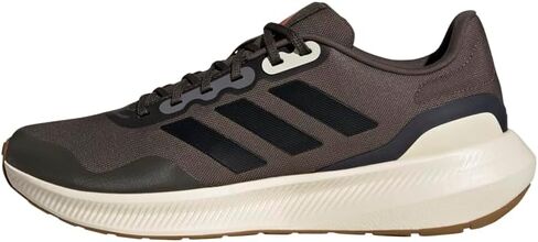 adidas Men's Run Falcon 3.0 Shoe, Black/Black/Carbon (Wide), 10.5 in Saudi Arabia