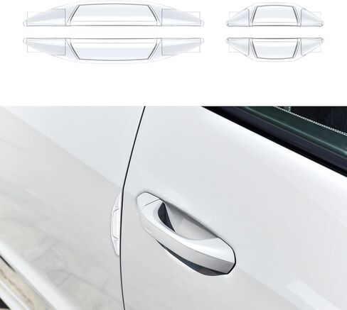 4PCS Car Door Anti-Collision Strip, Anti-Scratch Door Side Edge Protector Guard, Car Door Protector Edge Guards, Door Protection Decorative Automotive Extieror Accessories Fits for Most Car in Saudi Arabia