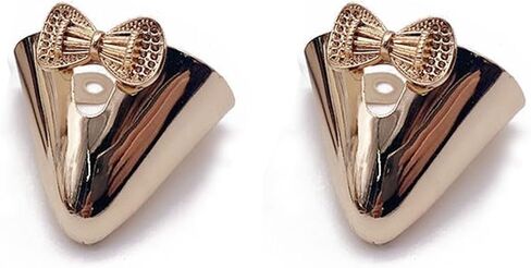 أحذية معدنية مدببة الحامي الداعمة أحذية متينة Cap High Heel Pump Toe Cape Cover Cover Cover Propiration Decoration Decoration Shoes ، Silver ، 1 in Kuwait
