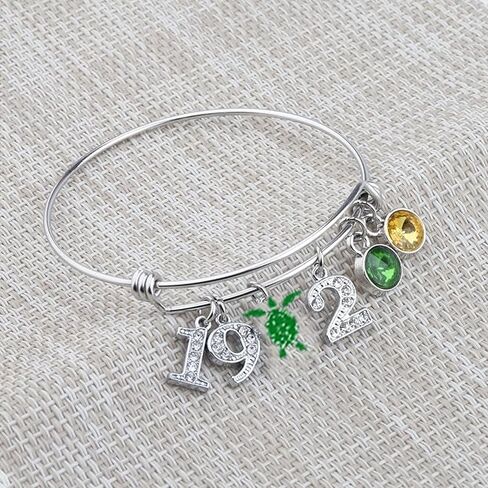 SEIRAA Chi Eta Sorority Gifts Chi Phi Nursing Sorority Jewelry 1932 Greek Sorority XHO Charms Bracelet in Kuwait