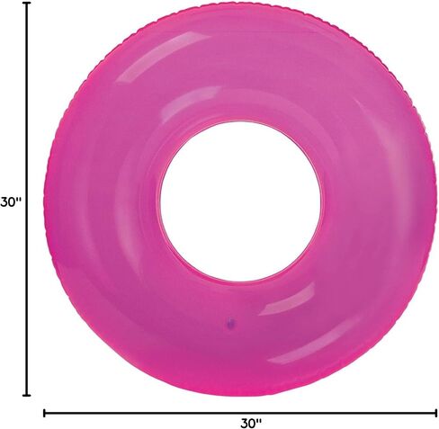 Intex 59260ep Transparent Swim Tube, Age 8+ Assorted Colors in Kuwait