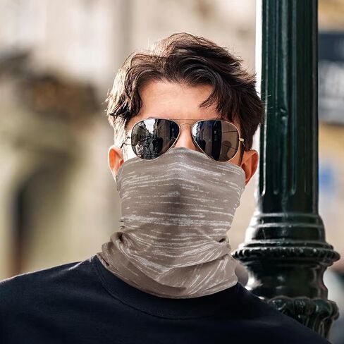 Neck Gaiter Face Cover Scarf, Sun Protection & Wind-proof for Fishing Hiking Cycling Yard Work Outdoor BBQ Bandana Mask in Saudi Arabia