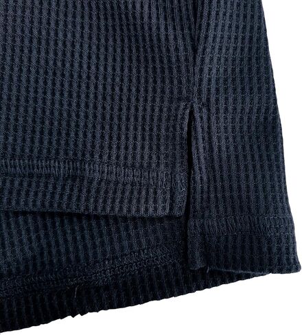 Men's Waffle Basic T-Shirt Long Sleeve Thermal Crew Neck Casual Top Underwear Lightweight Base Layer in Saudi Arabia