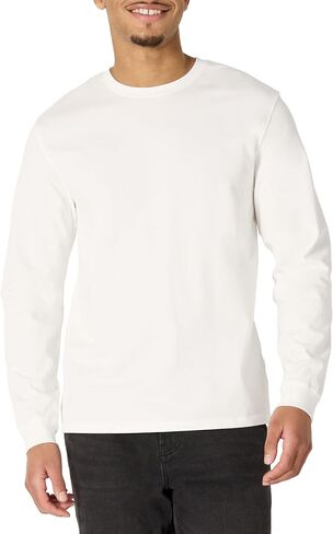 Amazon Essentials Men's Heavyweight Relaxed Fit Long Sleeve T-Shirt in Kuwait