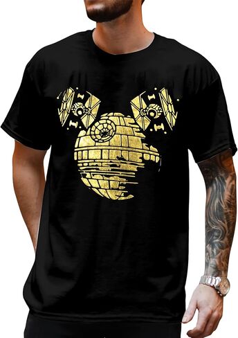 Men Magic Kingdom Shirt Magic Tees Planet Science Fiction Tshirt for Man Characters Tee Top in Saudi Arabia