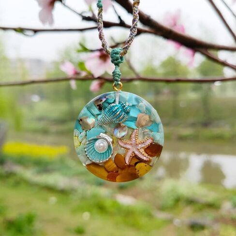 Da Piao Liang Beach Nautical Ocean Pendant Starfish Conch Necklace For Women Girls Ocean Lovers Jewelry Gifts in Kuwait