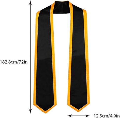 FZBNSRKO 6 Pack Graduation Honor Stoles,Unisex Adult Plain Graduation Stole Sash 72" Honor Stoles for Graduation 2025 in Saudi Arabia