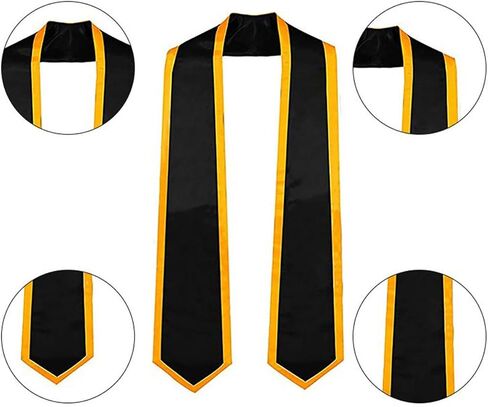 FZBNSRKO 6 Pack Graduation Honor Stoles,Unisex Adult Plain Graduation Stole Sash 72" Honor Stoles for Graduation 2025 in Saudi Arabia