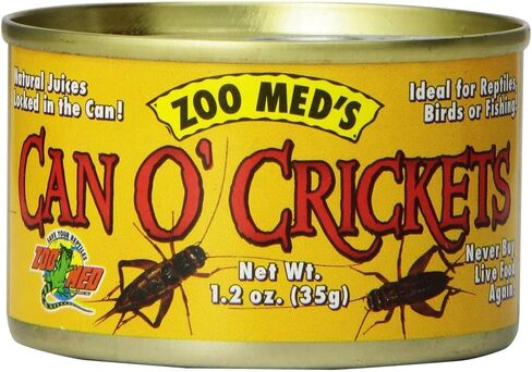 Zoo Med Can O' Mini Sized Crickets 1.2 oz (200 Crickets) - Pack of 3 in Saudi Arabia