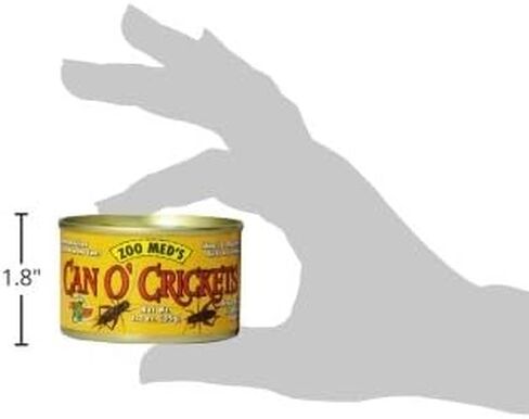 Zoo Med Can O' Mini Sized Crickets 1.2 oz (200 Crickets) - Pack of 3 in Saudi Arabia