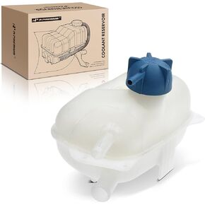 A-Premium Engine Coolant Overflow Recovery Reservoir Tank [w/Cap] Compatible with Volkswagen Vanagon 1986 1987 1988 1989 1990 1991 2.1L, Replace# 025141407A