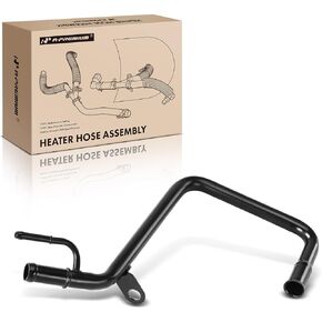 A-Premium HVAC Heater Hose Assembly متوافق مع Ford GT 2005-2006 & Lincoln Blackwood 2002 ، Navigator 1999-2005 ؛ الأسود والمطاط والمعادن ، 11 بوصة