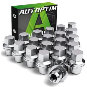 ‎AUTOPTIM M14x1.5 Wheel Lug Nuts - Replacement for Land Rover LR3 LR4 Range Rover Sport Discovery - Closed End OEM Factory 13/16" Hex 1.81" Length 20PCS Chrome Lug Nut