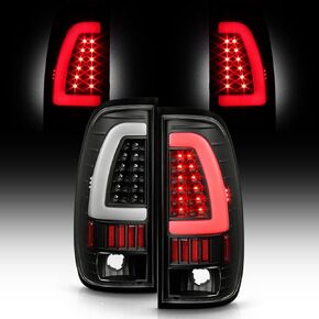 Acanii - لـ [Design Design] Black 1997-2003 Ford F150 LED LID BAR LIGHT مصابيح الفرامل