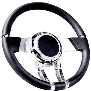 Flaming River FR20150 Black Waterfall Steering Wheel