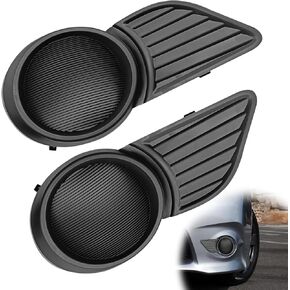 2PCS Front Bumper Fog Light Bezel Cover Compatible with 2011-2017 Sienna Driver and Passenger Side Fog Light Covers #5212708020 5212808020 TO1039169 TO1038169