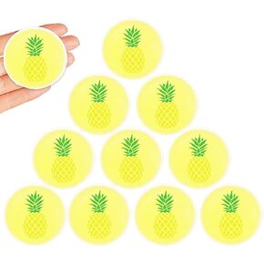 Boo Boo Ice Packs for Kids, Cartoon Gel Bead Ice Packs - Reusable Hot/Cold Compress, Soothing Relief for Bumps & Bruises Hot Cold Therapy Gel Pack Pineapple Gift (5 Fruit)