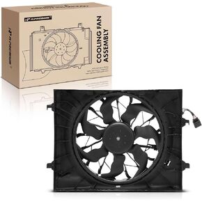 A -Premium Engine Chaiatiator Cooling Fan Assombly متوافق مع نماذج KIA المختارة - Optima 2017 2017 2018 2019 2020 - استبدال# 50618C ، 25380d5210