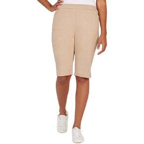 Alfred Dunner Women's Fitted Bermuda Short