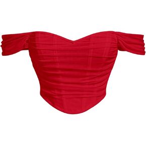 Makemechic Women's Plus Size Off الكتف Tops أكثر in Kuwait