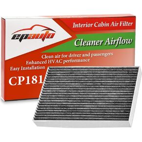 EPAuto CP181 (CF11181) Cabin Air Filter with Activated Carbon, Replacement for Cadillac XLR (2004-2009), Chevrolet Corvette (2005-2019)