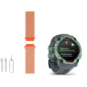 Woven Nylon Strap Compatible for Garmin Instinct Tactical/Esports/Surf/Camo/Solar Instinct 2/2S Outdoor Sport Watch Running Smartwatch Replacement Band in Saudi Arabia