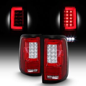 Akkon - يناسب 04-08 Ford F150 Pickup Styleside V2 Light Bar LED LED Black Smoked Light