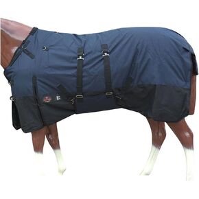 HILASON 1200D Winter Waterproof Poly Horse Blanket Belly Wrap Navy - 75 Inches | Horse Blanket | Horse Blankets for Winter Waterproof | Horse Turnout Blanket | Horse Turnout in Saudi Arabia