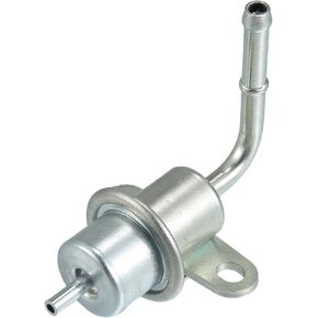 Fuel Injection Pressure Regulator Compatible for Toyota Corolla 1993-1997, Durable Metal Silver Tone