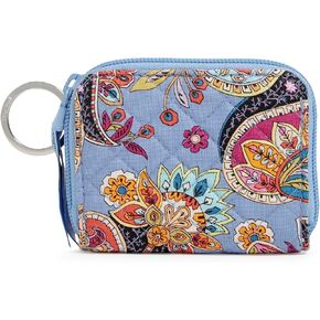 Vera Bradley Women's Cotton Petite Zip-around Wallet With RFID Protection, Plants - Recycled Cotton, One Size in Saudi Arabia