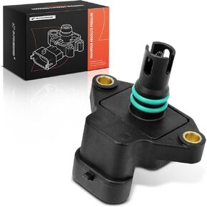 A-Premium Manifold Pressure (MAP) Sensor [4 Pins] Compatible with Mini R52 Series Cooper 2002-2008 1.6L, Supercharged, Replace# MHK101040, 12140872679