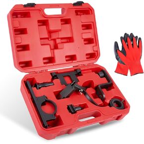 10Pcs Camshaft Timing Tool Kit Compatible for Ford Explorer Mustang Ranger Mercury Mountaineer Land Rover LR3 4.0L 4015CC SOHC 12V V6 Engine