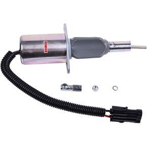 Holdwell 12V Fuel Shutdown Solenoid 3958160 compatible with Cummins 6BTA5.9-M2 SA-4978-12
