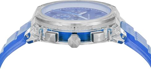 Armani Exchange A | X Chronograph Watch for Men ؛ ساعة الرجال مع الجلد أو الفولاذ المقاوم للصدأ أو شريط السيليكون in Saudi Arabia