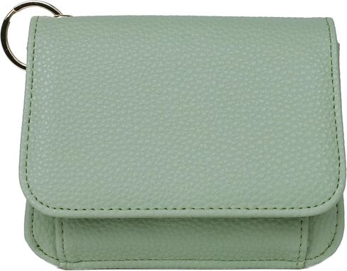 Julia Buxton Madras PMU Vegan Leather Mini Flap Card Case in Saudi Arabia