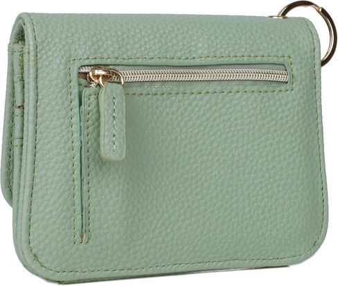 Julia Buxton Madras PMU Vegan Leather Mini Flap Card Case in Saudi Arabia